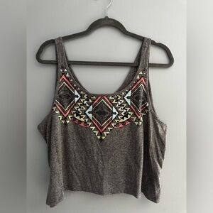Billabong crop top, size large